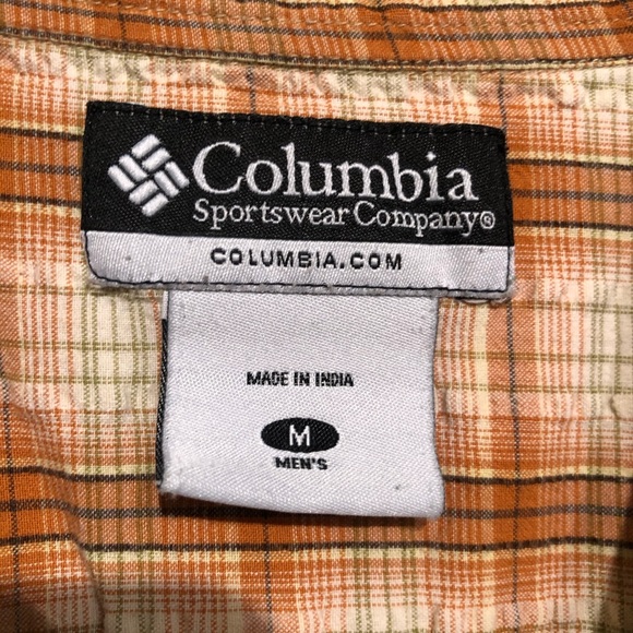 Columbia Mens Short Sleeve Button Sz M - Picture 2 of 8